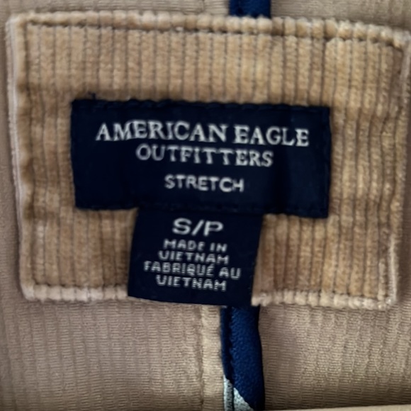 American Eagle Corduroy Stretch Jacket Fitted - Picture 6 of 12